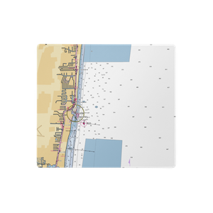 Port 32 Lighthouse Point (Pompano Beach, FL) NOAA Chart  Gaming Mouse Pad