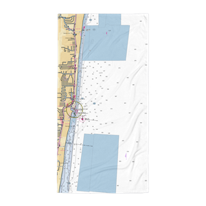 Hillsboro Inlet Marina (private) (Pompano Beach, FL) NOAA Chart Towel