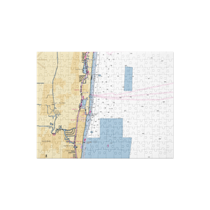 Waterstone Resort and Marina (Boca Raton, FL) NOAA Chart Jigsaw Puzzle