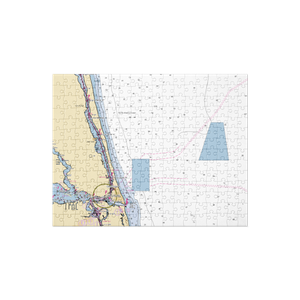 Jupiter Waterfront Inn (Hobe Sound, FL) NOAA Chart Jigsaw Puzzle