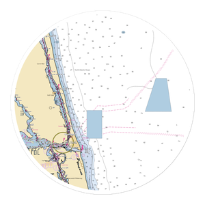 Jupiter Pointe Marina (Hobe Sound, FL) NOAA Chart Sticker