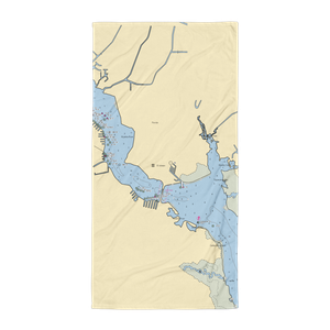 Gulf Coast Marine Center II (Port Charlotte, FL) NOAA Chart Towel