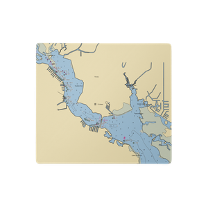 Gulf Coast Marine Center II (Port Charlotte, FL) NOAA Chart  Gaming Mouse Pad