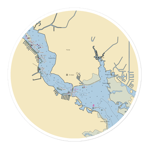 Gulf Coast Marine Center II (Port Charlotte, FL) NOAA Chart Sticker