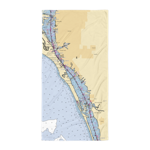 Hidden Harbor Marina (Sarasota, FL) NOAA Chart Towel