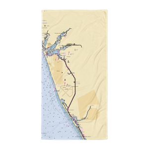 MarineMax Venice (Englewood, FL) NOAA Chart Towel