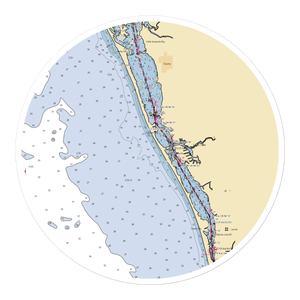 South Bay Yacht & Racquet Club Marina (Nokomis, FL) NOAA Chart Sticker