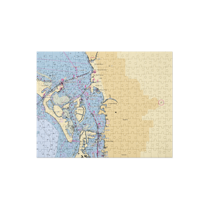 Sarasota Bay Mooring Field (Sarasota, FL) NOAA Chart Jigsaw Puzzle