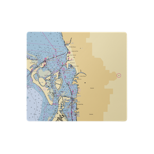 Sarasota Bay Mooring Field (Sarasota, FL) NOAA Chart  Gaming Mouse Pad