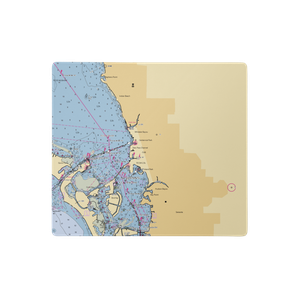 Marina Jack Yacht Basin (Sarasota, FL) NOAA Chart  Gaming Mouse Pad