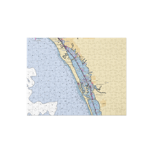 Bayfront Yacht Works & Marina (Osprey, FL) NOAA Chart Jigsaw Puzzle