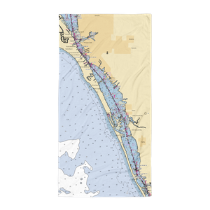 Bayfront Yacht Works & Marina (Osprey, FL) NOAA Chart Towel