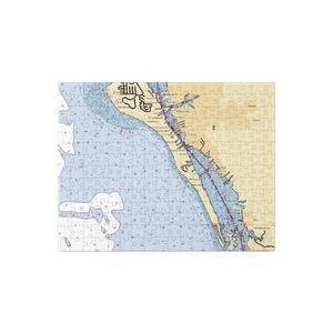 CBs Saltwater Outfitters (Sarasota, FL) NOAA Chart Jigsaw Puzzle