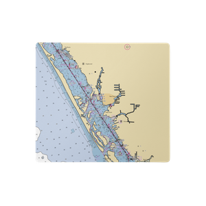 Skip's Placida Marina (Rotonda West, FL) NOAA Chart  Gaming Mouse Pad