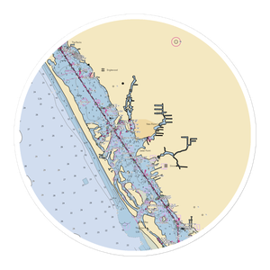 Skip's Placida Marina (Rotonda West, FL) NOAA Chart Sticker