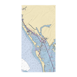 Eldred's Marina (Placida, FL) NOAA Chart Towel