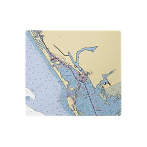 Eldred's Marina (Placida, FL) NOAA Chart  Gaming Mouse Pad