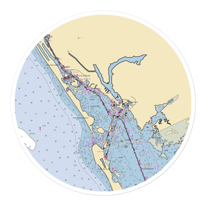 Eldred's Marina (Placida, FL) NOAA Chart Sticker