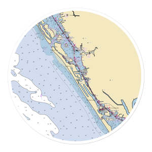 Palm Harbour Marina (Rotonda West, FL) NOAA Chart Sticker