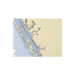 Stump Pass Marina (Rotonda West, FL) NOAA Chart Jigsaw Puzzle