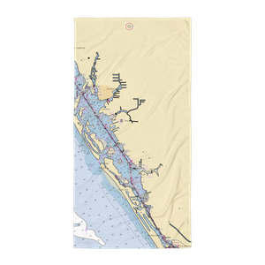 Stump Pass Marina (Rotonda West, FL) NOAA Chart Towel