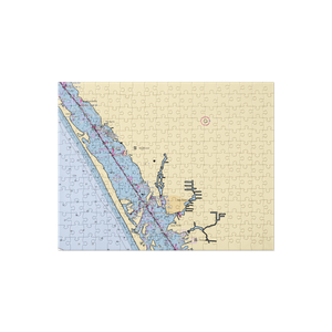 Harbor at Lemon Bay (Rotonda West, FL) NOAA Chart Jigsaw Puzzle