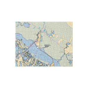 Glades Haven Marina (Naples, FL) NOAA Chart Jigsaw Puzzle