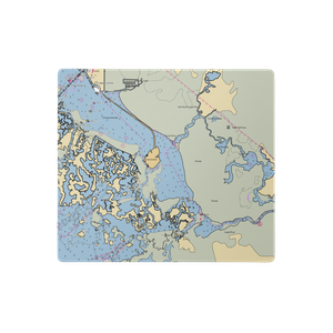 Chokoloskee Island Park and Marina (Everglades City, FL) NOAA Chart  Gaming Mouse Pad