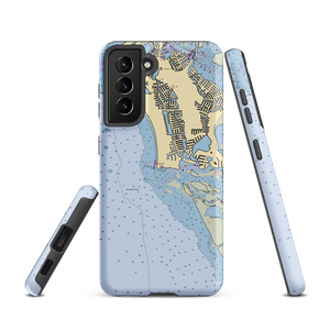 Caxambas Pass Park and Marina (Marco Island, FL) NOAA Chart Samsung Phone Case