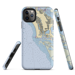 Caxambas Pass Park and Marina (Marco Island, FL) NOAA Chart  Tough iPhone Case