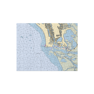 Caxambas Pass Park and Marina (Marco Island, FL) NOAA Chart Jigsaw Puzzle