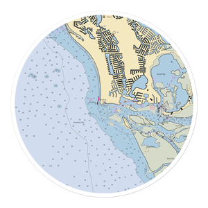 Caxambas Pass Park and Marina (Marco Island, FL) NOAA Chart Sticker