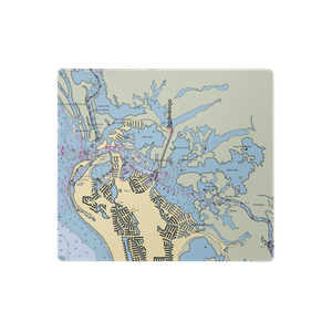 Marco Island Marina (Marco Island, FL) NOAA Chart  Gaming Mouse Pad