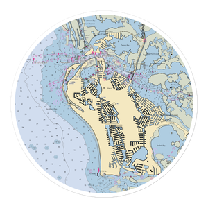 PORT 32 Marco Island (Marco Island, FL) NOAA Chart Sticker