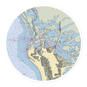 Rose Marina (Marco Island, FL) NOAA Chart Sticker