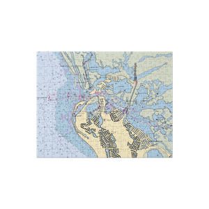 Marina At Factory Bay (Marco Island, FL) NOAA Chart Jigsaw Puzzle