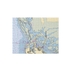 Isles of Capri Marina (Marco Island, FL) NOAA Chart Jigsaw Puzzle