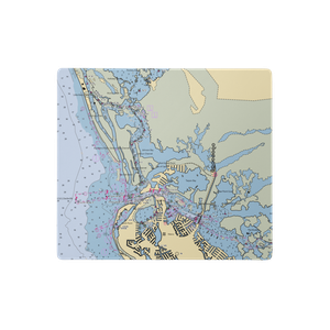 Tarpon Club Marina (Marco Island, FL) NOAA Chart  Gaming Mouse Pad