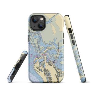 Pelican Bend Restaurant & Marina (Marco Island, FL) NOAA Chart  Tough iPhone Case