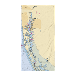 Southpointe At Windstar Marina (Naples, FL) NOAA Chart Towel