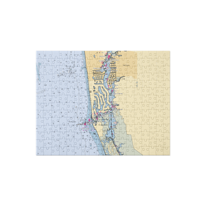 Hamilton Harbor Yacht Club (Naples, FL) NOAA Chart Jigsaw Puzzle