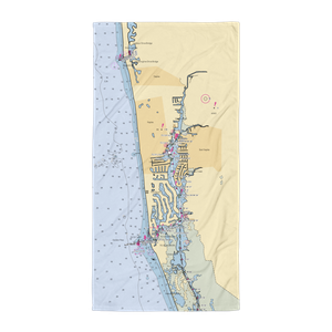 Naples Yacht Club (Naples, FL) NOAA Chart Towel