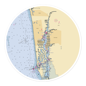 Naples Yacht Club (Naples, FL) NOAA Chart Sticker