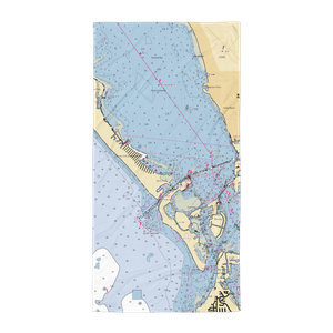 Sarasota Sailing Squadron (Sarasota, FL) NOAA Chart Towel