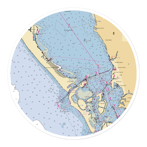 Sarasota Sailing Squadron (Sarasota, FL) NOAA Chart Sticker