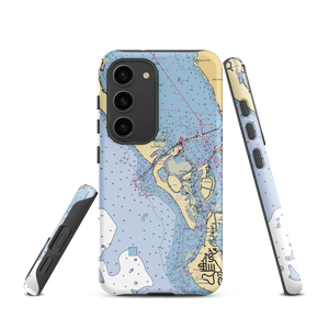 New Pass Grill & Bait Shop (Sarasota, FL) NOAA Chart Samsung Phone Case