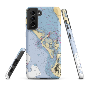 New Pass Grill & Bait Shop (Sarasota, FL) NOAA Chart Samsung Phone Case