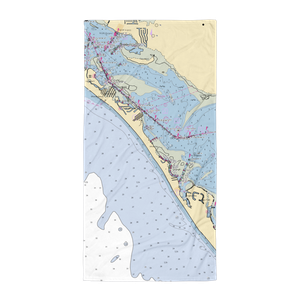 Longboat Harbour Yacht Club (Bradenton, FL) NOAA Chart Towel