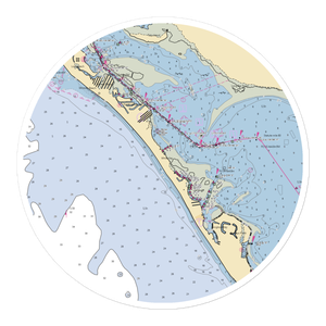 Longboat Harbour Yacht Club (Bradenton, FL) NOAA Chart Sticker