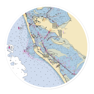 Shore Restaurant (Cortez, FL) NOAA Chart Sticker